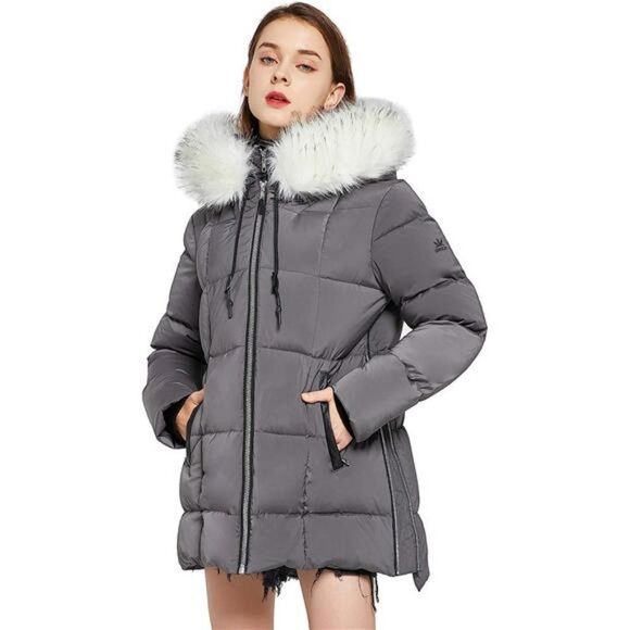 Women's Thickened Winter Bubble Down Coat Inner Vest Hooded Puffer Jacket